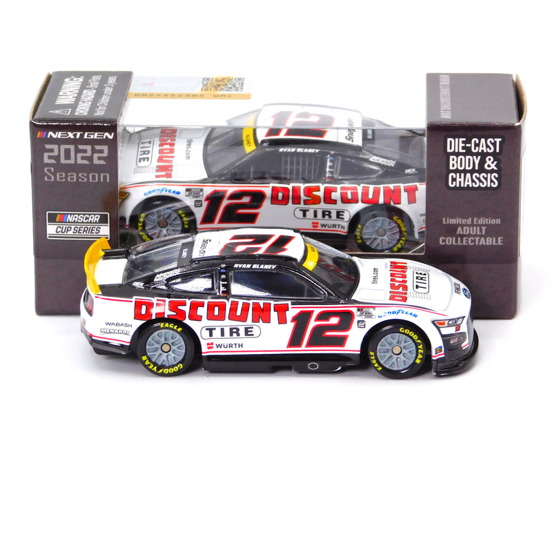 Ryan Blaney 2022 Discount Tire Diecast Chassis 1:64 Nascar Diecast