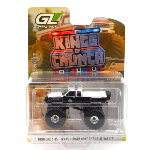 1990 GMC S-15 Texas Public Safety Kings of Crunch Hot Pursuit Special Edition 1:64 Diecast