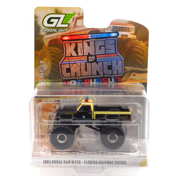 1983 Dodge Ram W350 Florida Highway Patrol Kings of Crunch Hot Pursuit Special Edition 1:64 Diecast