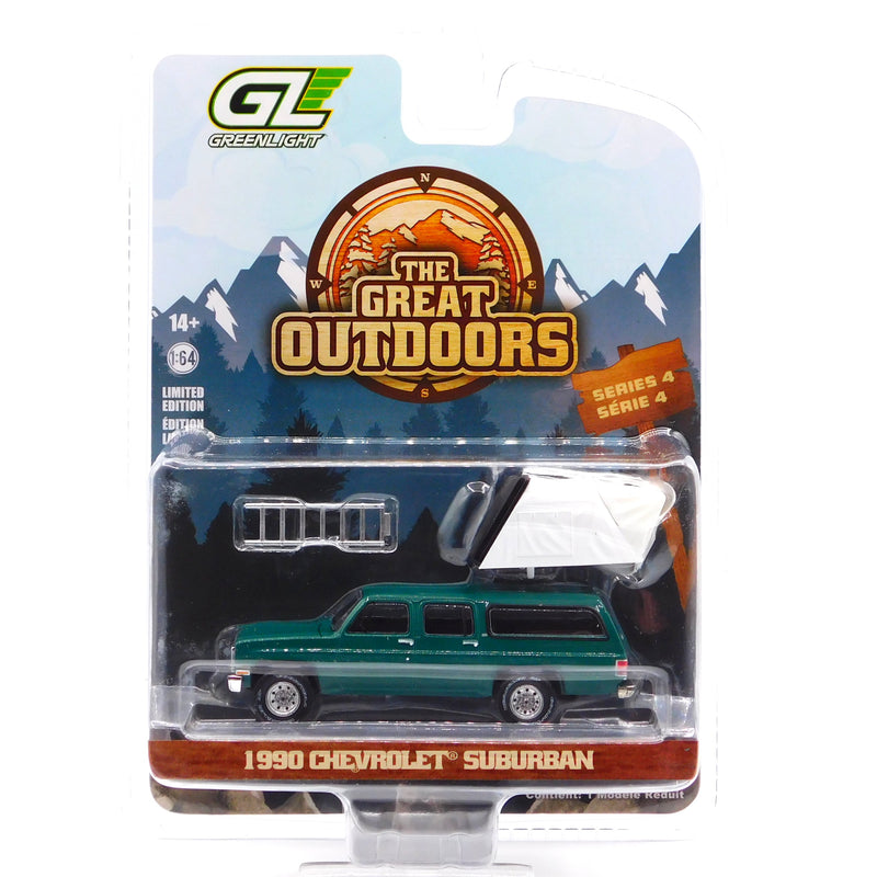 1990 Chevrolet Suburban The Great Outdoors Series 4 1:64 Diecast