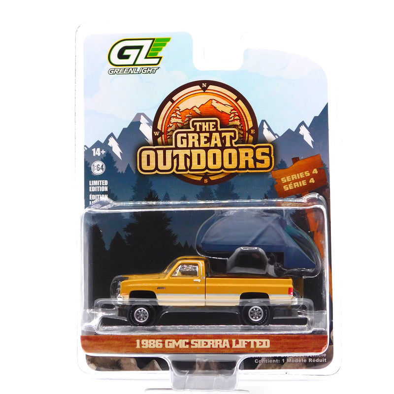 1986 GMC Sierra Lifted The Great Outdoors Series 4 1:64 Diecast