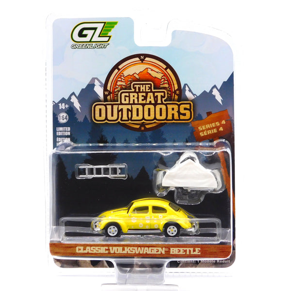Classic Volkswagen Beetle The Great Outdoors Series 4 1:64 Diecast
