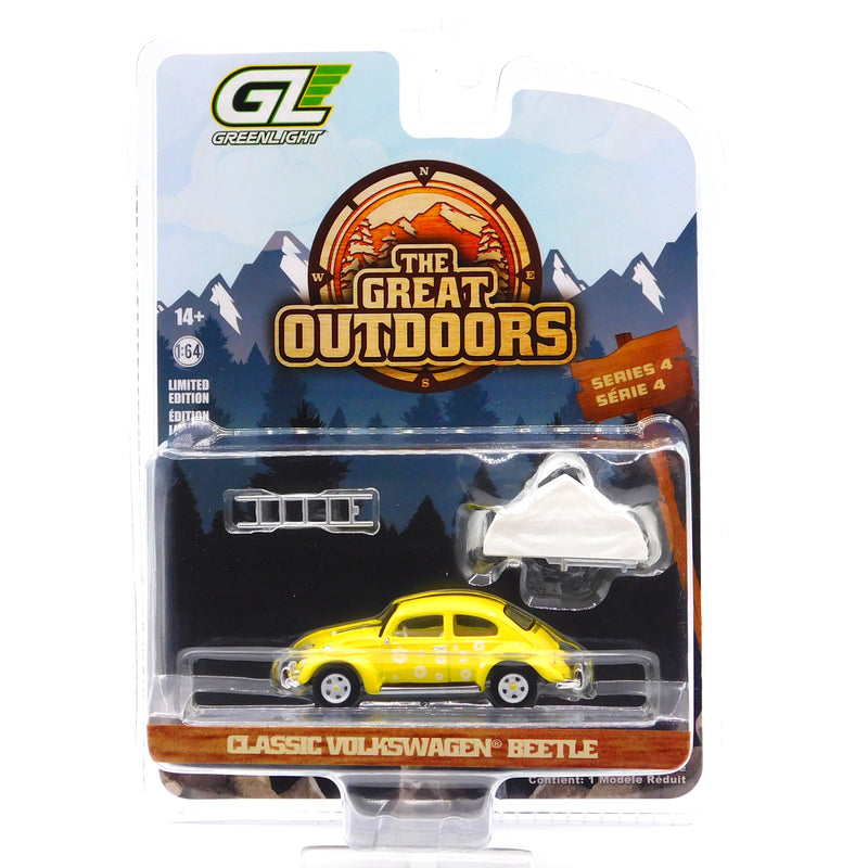 Classic Volkswagen Beetle The Great Outdoors Series 4 1:64 Diecast