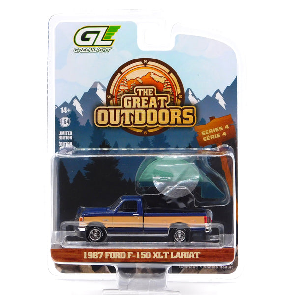 1987 Ford F-150 XLT Lariat The Great Outdoors Series 4 1:64 Diecast