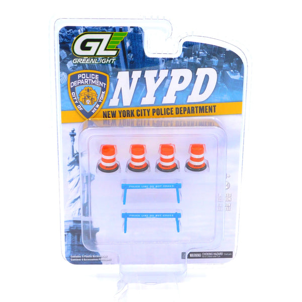 NYPD Road Accessory Pack Hobby Exclusive 1:64 Diecast