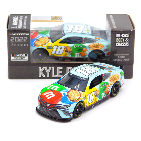 Kyle Busch 2022 M&M's Crunchy Cookie Diecast Chassis 1:64 Nascar Diecast