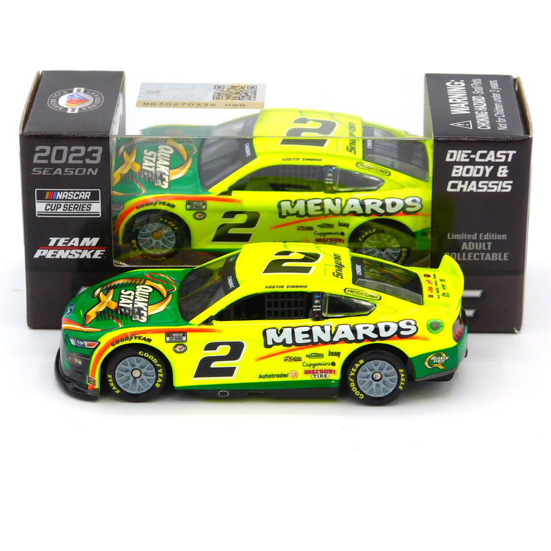 Austin Cindric 2023 Quaker State Diecast Chassis 1:64 Nascar Diecast