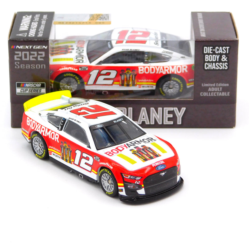 Ryan Blaney 2022 BodyArmour Diecast Chassis 1:64 Nascar Diecast