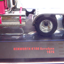 1976 Kenworth K100 Aerodyne Black 1:64 Diecast