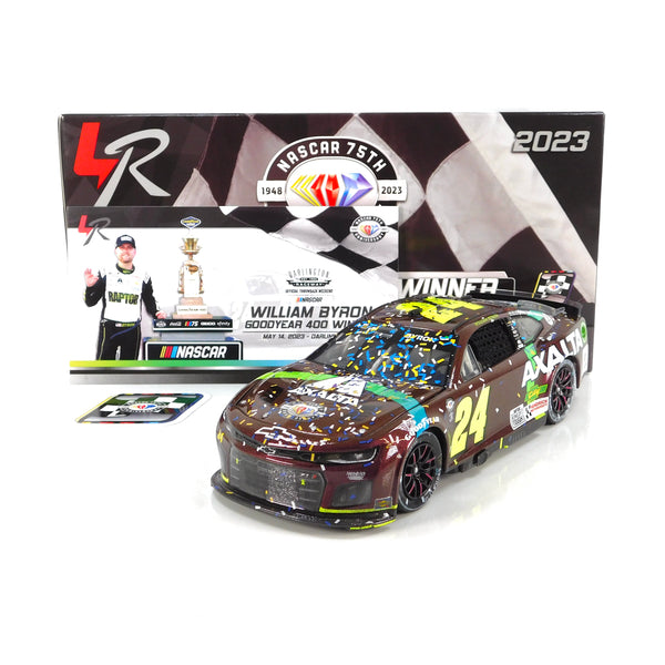 William Byron 2023 Axalta Darlington Throwback Win 1:24 Nascar Diecast