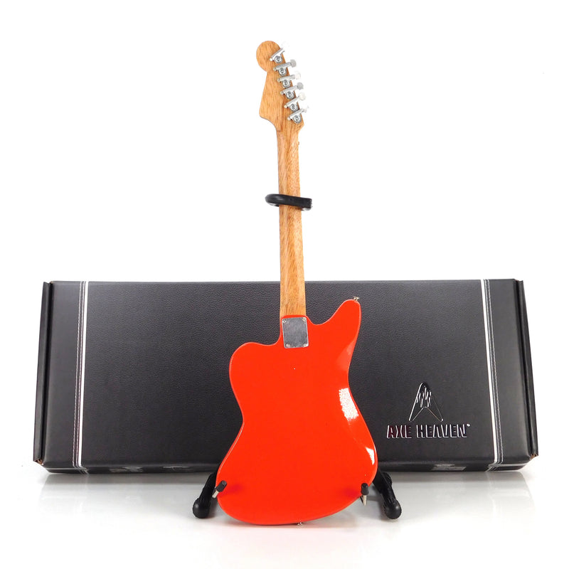 Axe Heaven Fender Jaguar Orange Miniature Replica Guitar