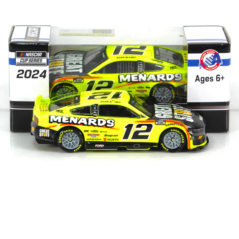 Ryan Blaney 2024 Menards/Great Stuff 1:64 Nascar Diecast