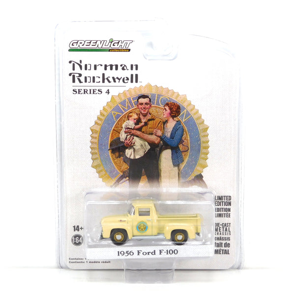 *Damaged Packaging* 1956 Ford F-100 1:64 Diecast Norman Rockwell