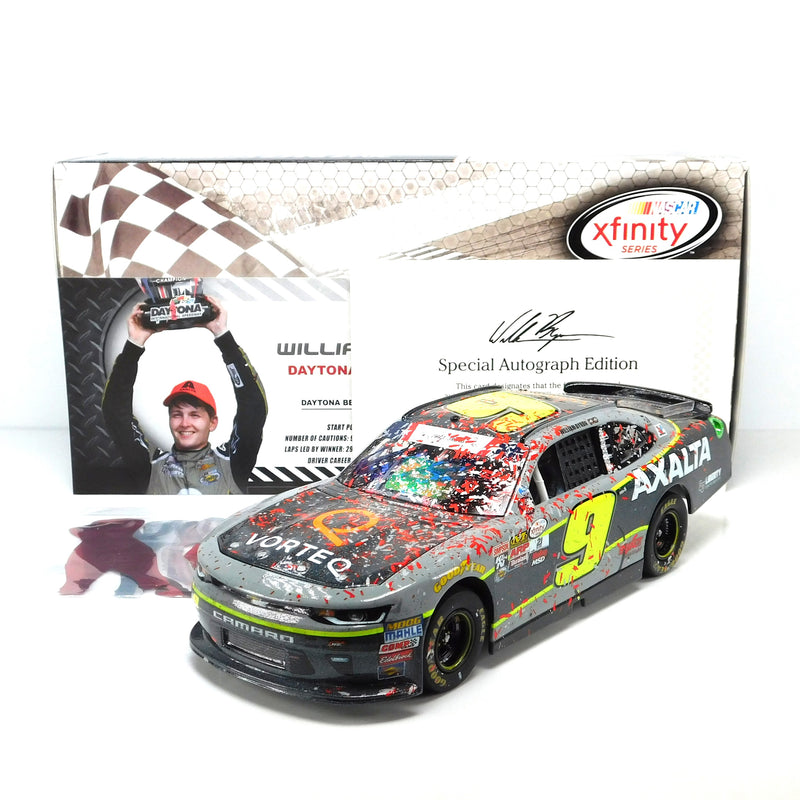 *Pre-Owned* William Byron 2017 Axalta Daytona Win Autographed 1:24 Nascar Diecast