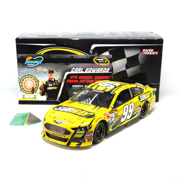 *Pre-Owned* Carl Edwards 2013 Subway Phoenix Win 1:24 Nascar Diecast