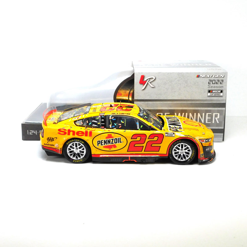 Joey Logano 2022 Shell-Pennzoil Gateway Win Elite 1:24 Nascar Diecast