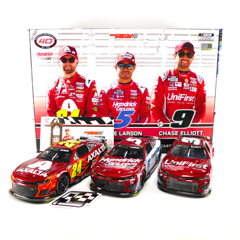 Hendrick Motorsports Martinsville 1-2-3 Finish Set 1:24 Nascar Diecast