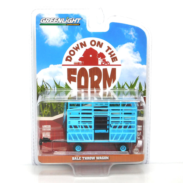 Down on the Farm 48100F Bale Throw Wagon 1:64 Diecast