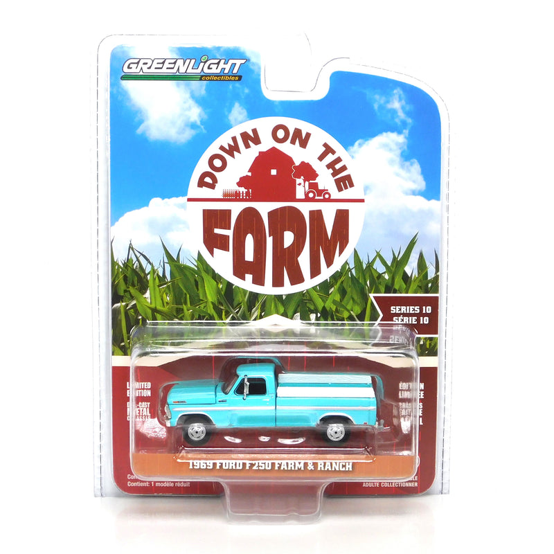 Down on the Farm 48100C 1969 Ford F-250 1:64 Diecast