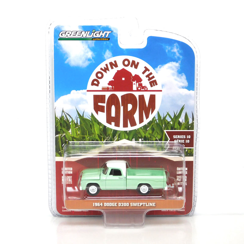 Down on the Farm 48100B 1964 Dodge D-200 Sweptline 1:64 Diecast