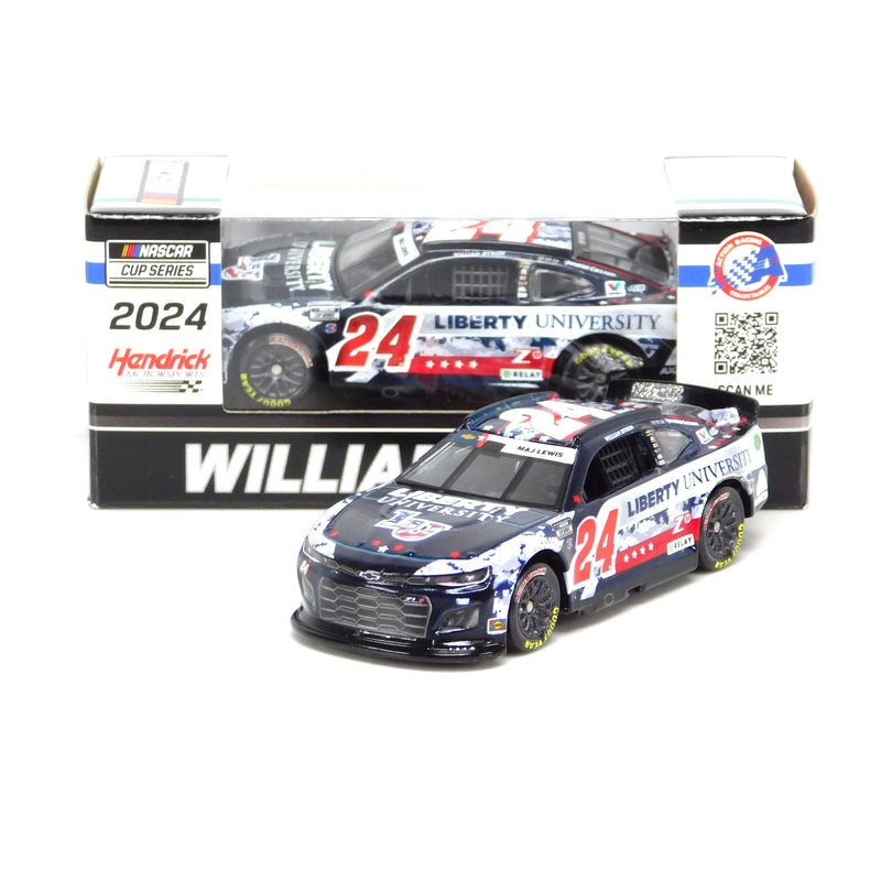 William Byron 2024 Liberty University Patriotic 1:64 Nascar Diecast