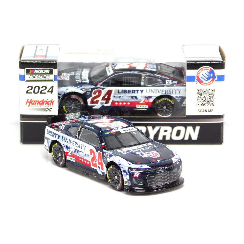 William Byron 2024 Liberty University Patriotic 1:64 Nascar Diecast