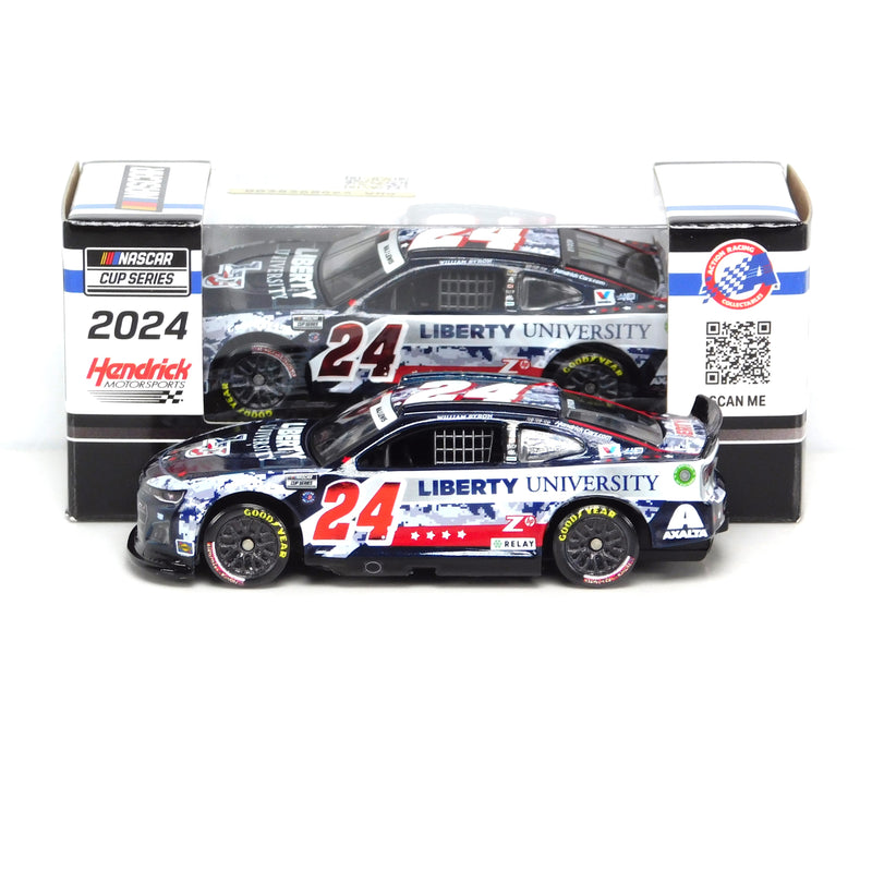 William Byron 2024 Liberty University Patriotic 1:64 Nascar Diecast