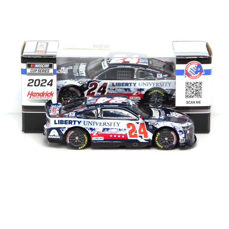 William Byron 2024 Liberty University Patriotic 1:64 Nascar Diecast