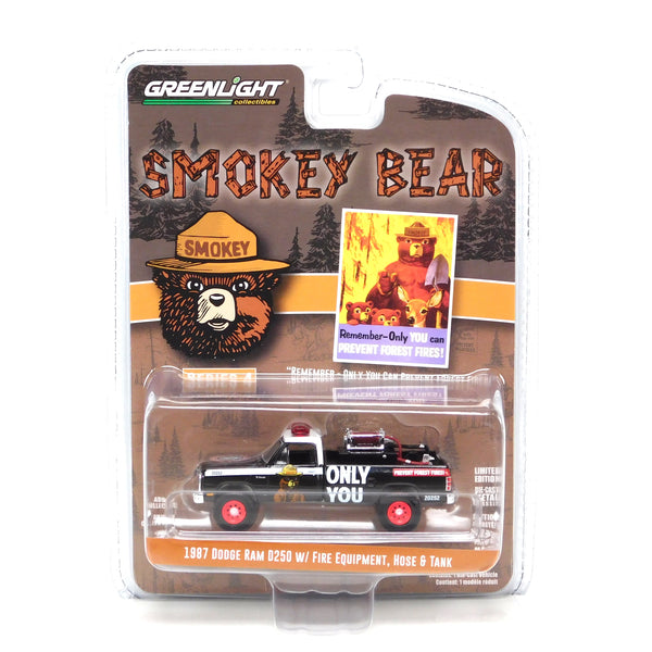 Smokey Bear 38070E 1987 Dodge Ram D250 1:64 Diecast