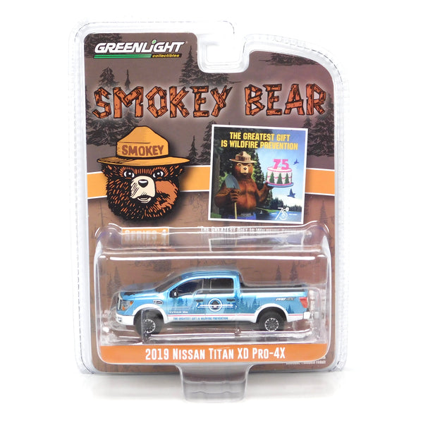 Smokey Bear 38070F 2019 Nissan Titan XD Pro-4X 1:64 Diecast