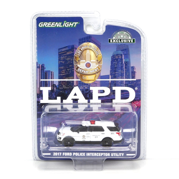 Hobby Exclusive 30518 2017 Ford Police Interceptor Utility LAPD 1:64 Diecast