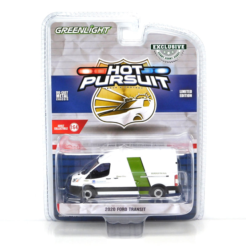 Hot Pursuit Special Edition U.S. Border Patrol 43035E 2020 Ford Transit LWB 1:64 Diecast