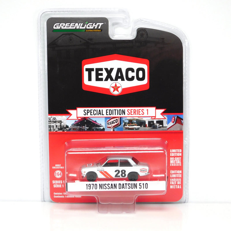 Texaco Special Edition 41165C 1970 Nissan Datsun 510 1:64 Diecast