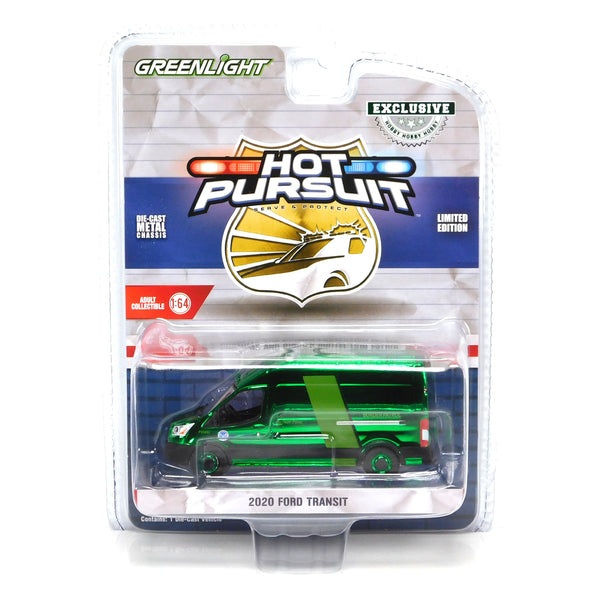 Green Machine Hot Pursuit Special Edition U.S. Border Patrol 43035E 2020 Ford Transit 1:64 Diecast