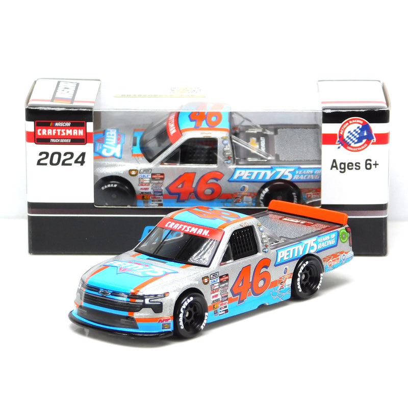 Thad Moffitt 2024 Petty 75 Years of Racing Throwback Truck Series 1:64 Nascar Diecast