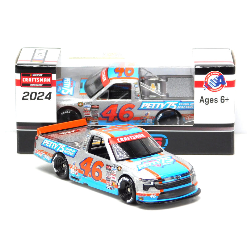 Thad Moffitt 2024 Petty 75 Years of Racing Throwback Truck Series 1:64 Nascar Diecast