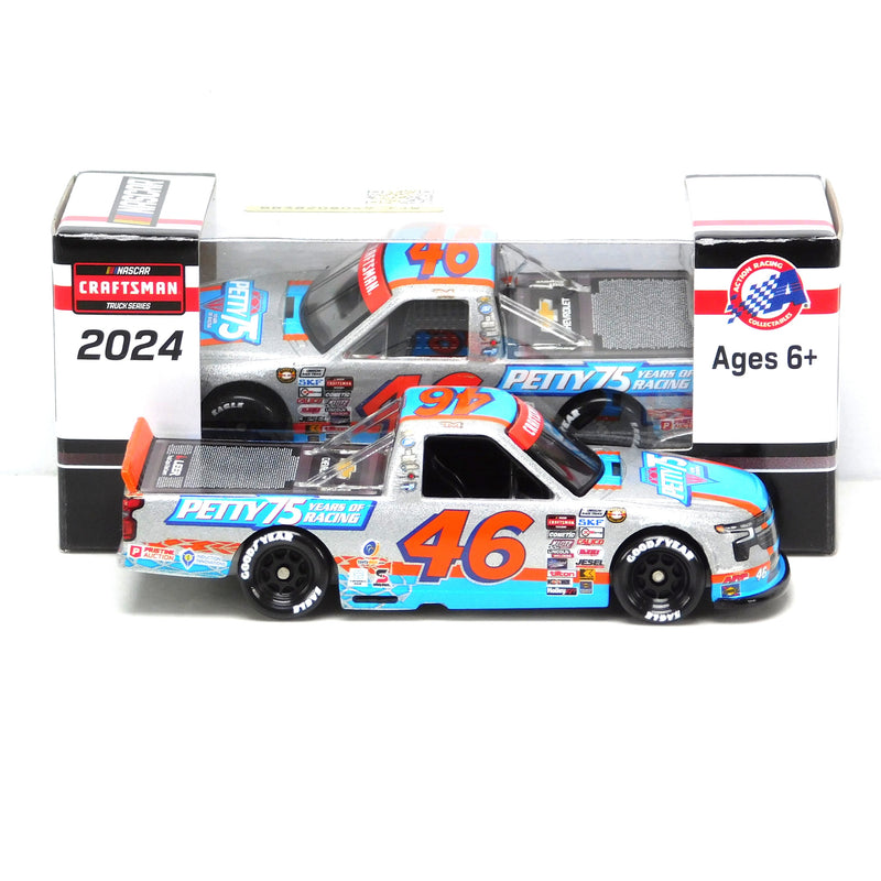 Thad Moffitt 2024 Petty 75 Years of Racing Throwback Truck Series 1:64 Nascar Diecast