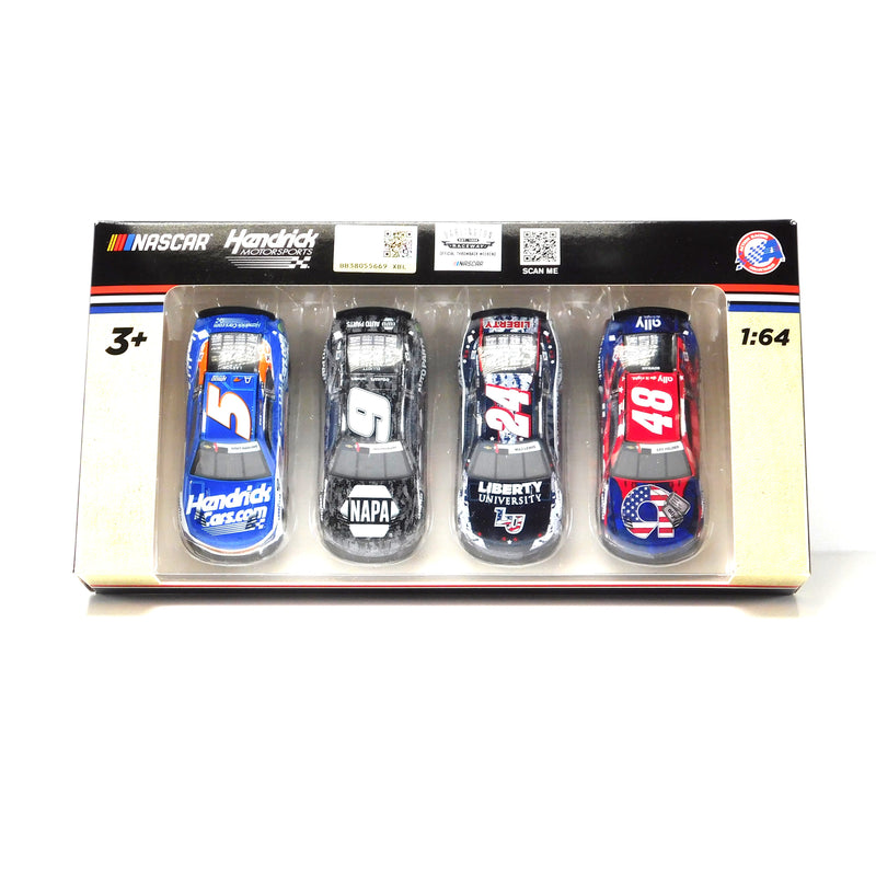 Hendrick Motorsports Salutes 4-Car Set 2024 1:64 Nascar Diecast