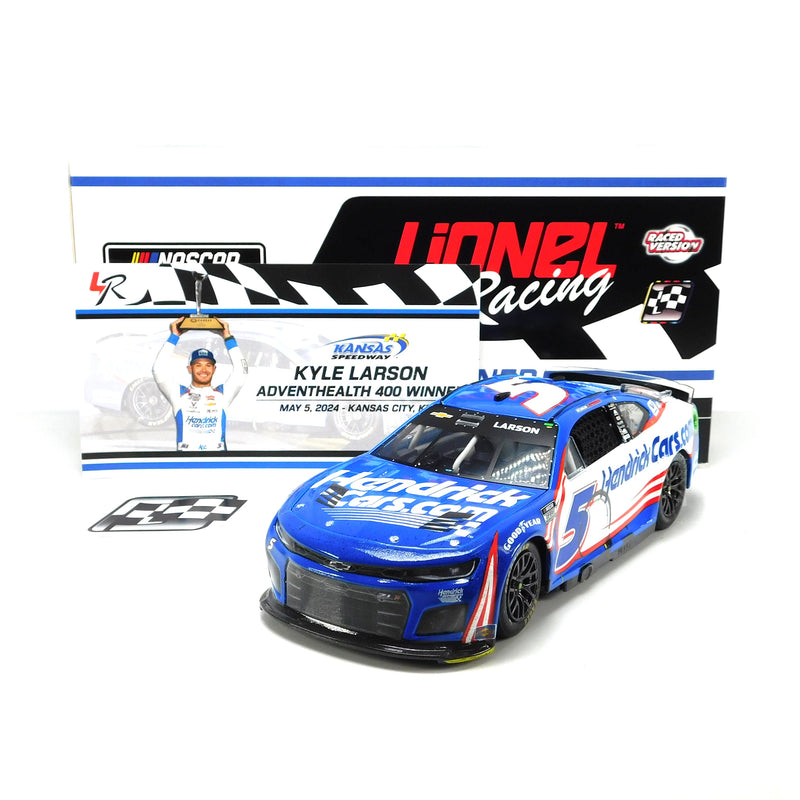 Kyle Larson 2024 Hendrickcars.com Kansas Win 1:24 Nascar Diecast