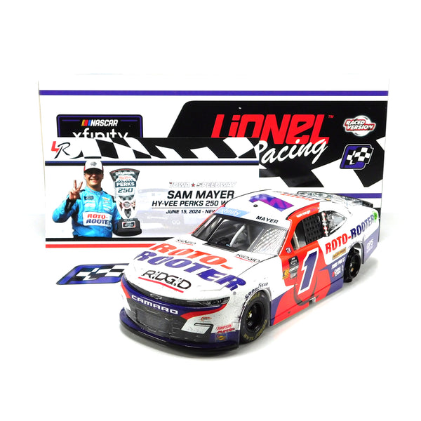 Sam Mayer 2024 Roto-Rooter Iowa Win 1:24 Nascar Diecast