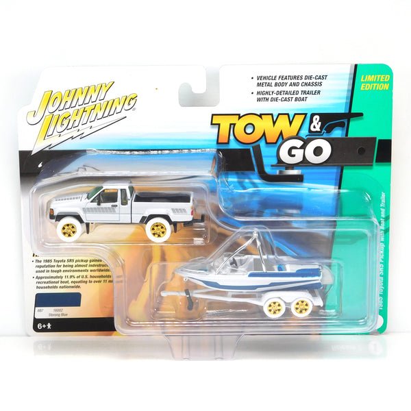 Chase 1985 Toyota SR5 Pickup Johnny Lightning Tow & Go 1:64 Scale