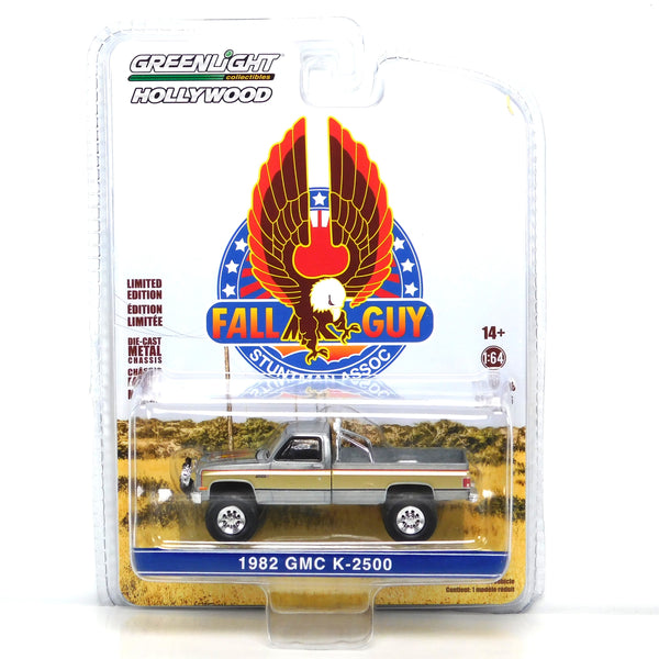 Raw Finish 1982 GMC K-2500 Sierra Grande Fall Guy 1:64 Diecast Hollywood