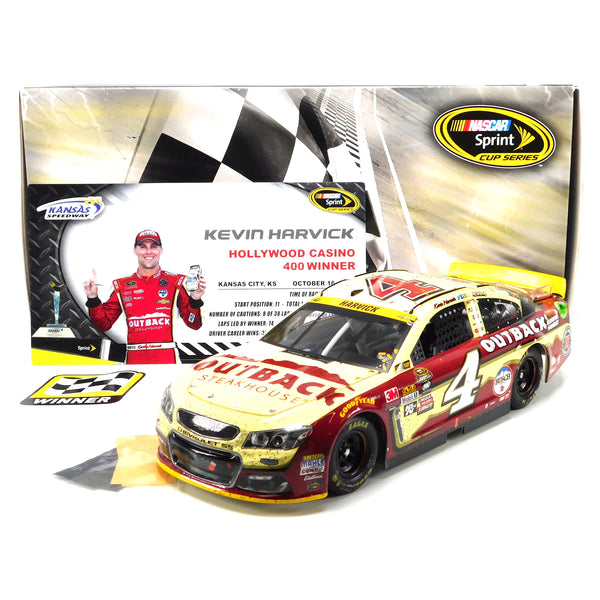 *Pre-Owned* Kevin Harvick 2016 Outback Kansas Win 1:24 Nascar Diecast