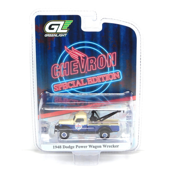 1948 Dodge Power Wagon Wrecker 1:64 Diecast Chevron Special Edition