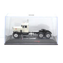 1955 Peterbilt 281 White w/ Black Fenders 1:64 Diecast