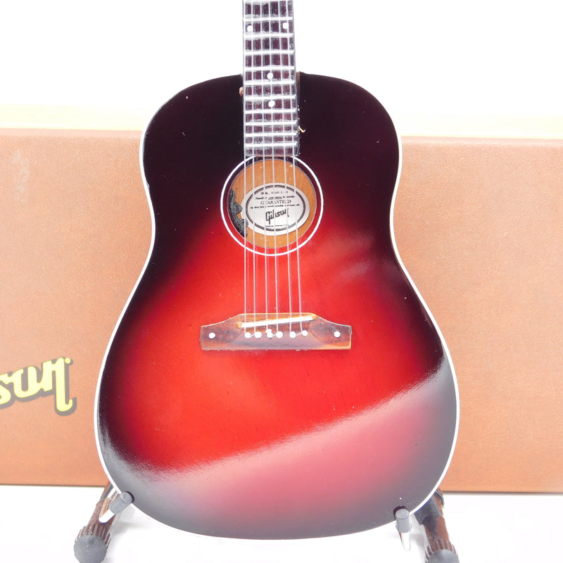 Axe Heaven Slash Gibson J-45 Vermillion Burst Acoustic Miniature Guitar Replica