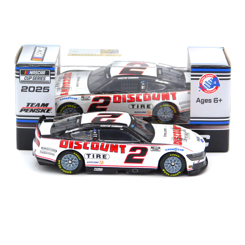 Austin Cindric 2025 Discount Tire 1:64 Nascar Diecast