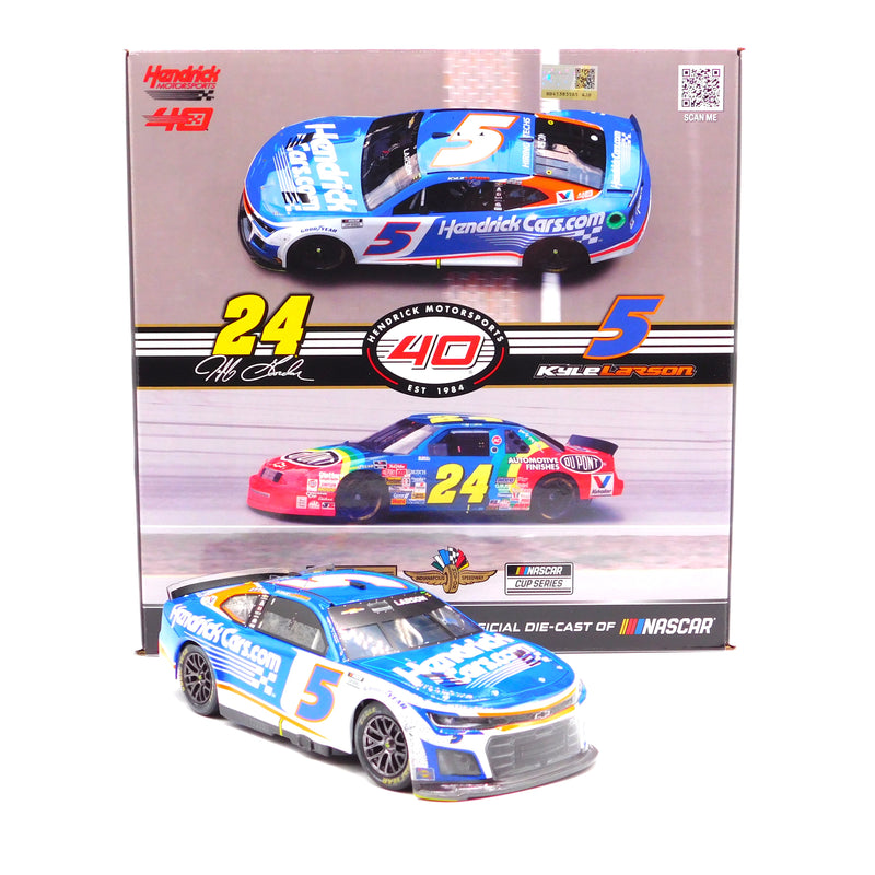 Kyle Larson Jeff Gordon Brickyard 400 Bookend Race Win Set 1:24 Nascar Diecast