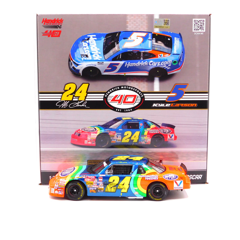 Kyle Larson Jeff Gordon Brickyard 400 Bookend Race Win Set 1:24 Nascar Diecast