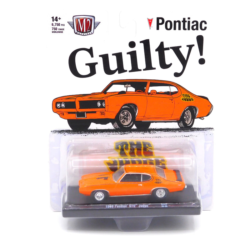 1969 Pontiac GTO Judge M2 Machines 1:64 Diecast Auto Drivers Release 127